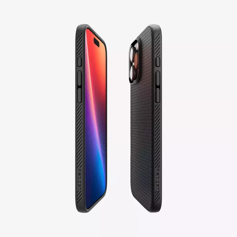 Dėklas Spigen Liquid Air iPhone 16 Pro Max 17,5 cm juodas