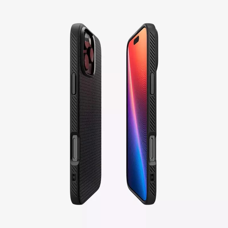 Dėklas Spigen Liquid Air iPhone 16 Pro Max 17,5 cm juodas