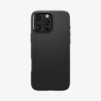 Dėklas Spigen Liquid Air iPhone 16 Pro Max 17,5 cm juodas