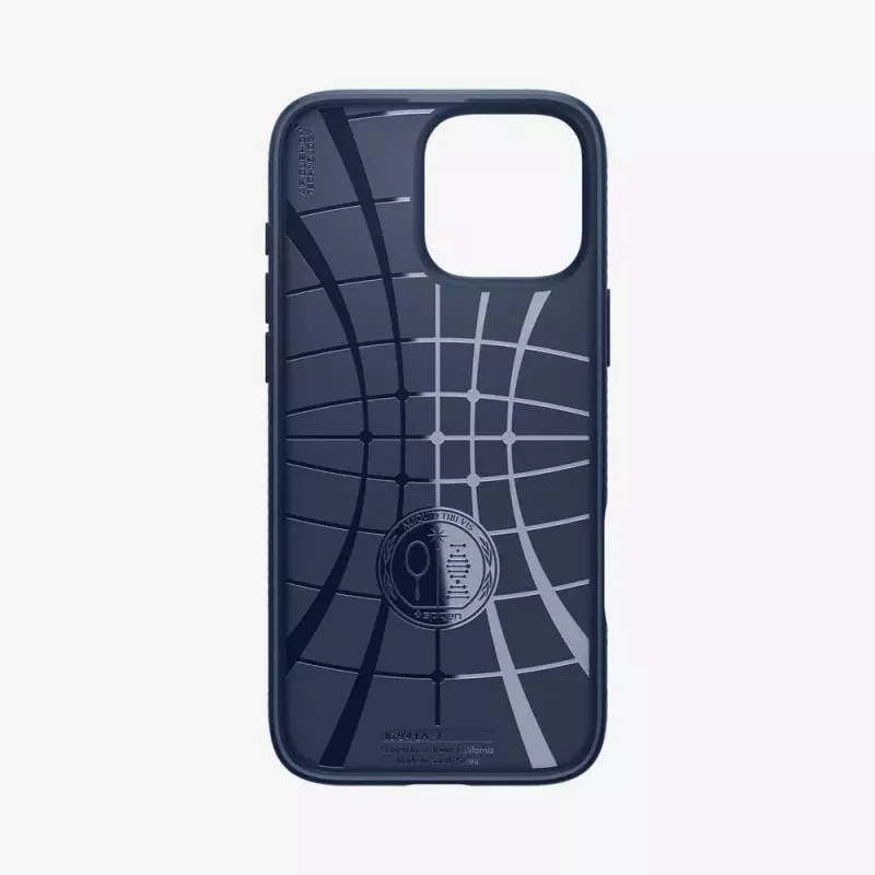 Spigen Liquid Air mobiliojo telefono dėklas Dangtis Tamsiai mėlynas skirtas iPhone 16 Pro Max
