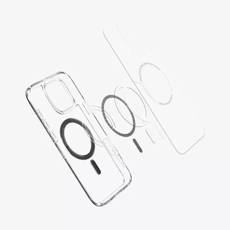 Spigen Ultra Hybrid (MagFit) mobiliojo telefono dėklas 17,5 cm Skaidrus