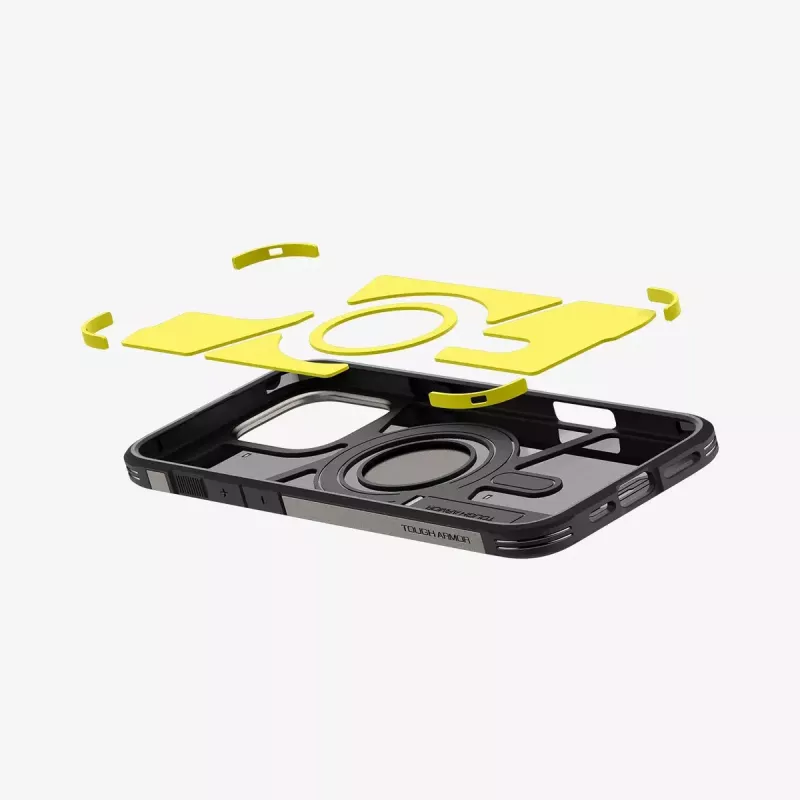 Spigen Tough Armor AI MagFit mobiliojo telefono dėklas Dangtis Pilka 17,5 cm