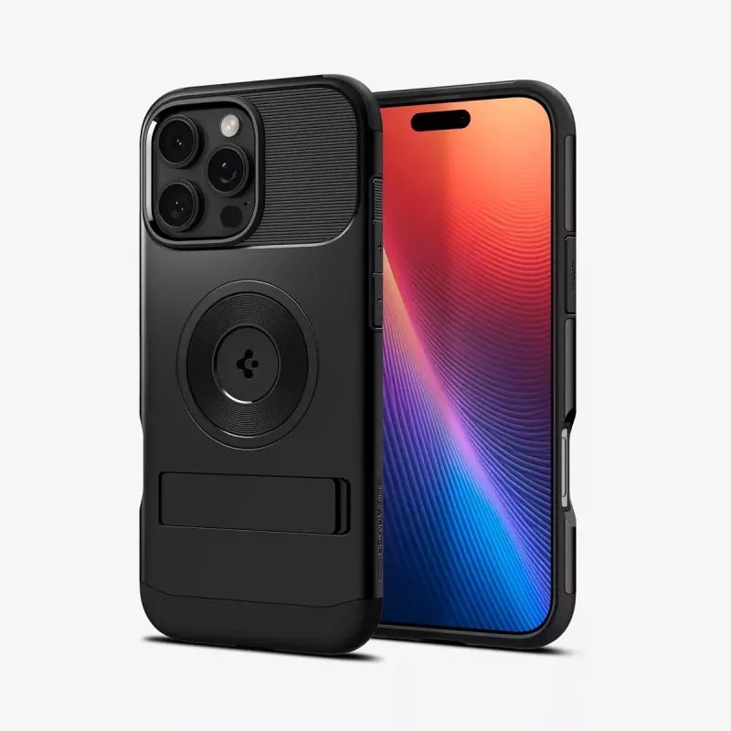 Spigen plonas Armor (MagFit) mobiliojo telefono dėklas Dangtis Juoda 17.5 cm
