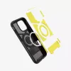 Spigen plonas Armor (MagFit) mobiliojo telefono dėklas Dangtis Juoda 17.5 cm