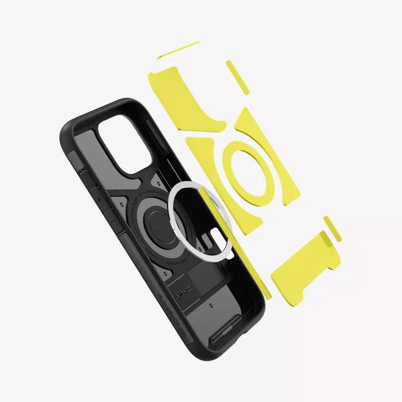 Spigen plonas Armor (MagFit) mobiliojo telefono dėklas Dangtis Juoda 17.5 cm