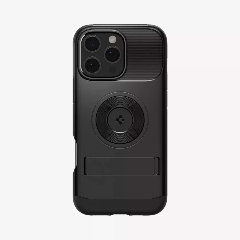 Spigen plonas Armor (MagFit) mobiliojo telefono dėklas Dangtis Juoda 17.5 cm