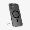 Spigen Ultra Hybrid (MagFit) mobiliojo telefono dėklas Dangtelis Juoda Skaidrus skirtas iPhone 16 Plus