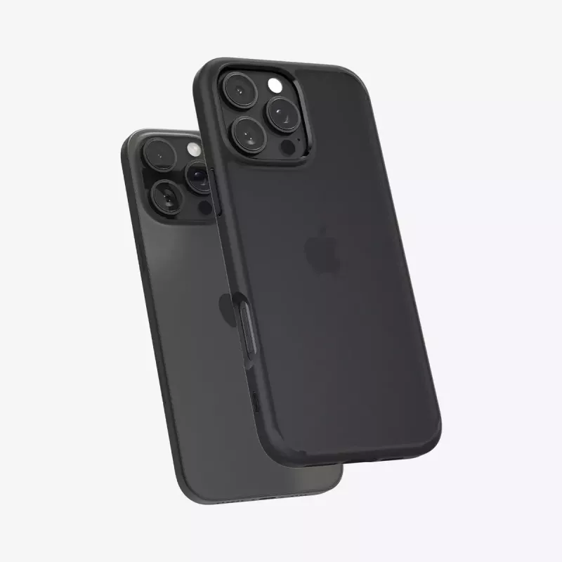 Spigen Ultra Hybrid mobiliojo telefono dėklas juodas, skirtas iPhone 16 Pro 6,3 col.