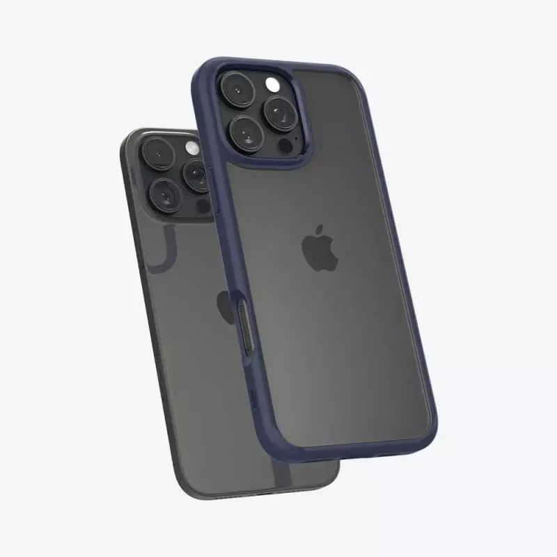 Spigen Ultra Hybrid mobiliojo telefono dėklas Navy, skirtas iPhone 16 Pro