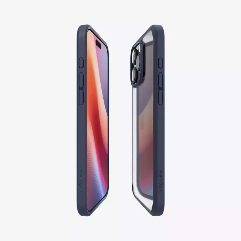 Spigen Ultra Hybrid mobiliojo telefono dėklas Navy, skirtas iPhone 16 Pro
