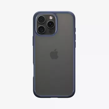 Spigen Ultra Hybrid mobiliojo telefono dėklas Navy, skirtas iPhone 16 Pro