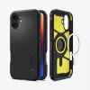 Spigen Tough Armor AI (MagFit) mobiliojo telefono dėklas, juodos spalvos, 15,5 cm