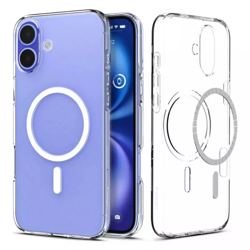 Dėklas Spigen Liquid Crystal MagFit iPhone 16 dėklas permatomas