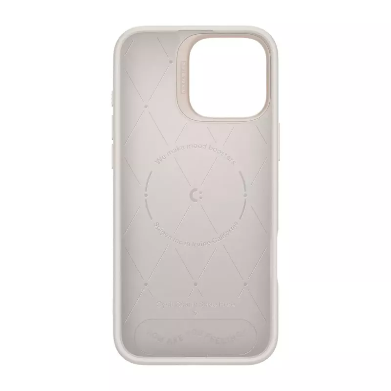 Dėklas CYRILL Kajuk Mag dėklas iPhone 16 Pro Max kreminis vienspalvis