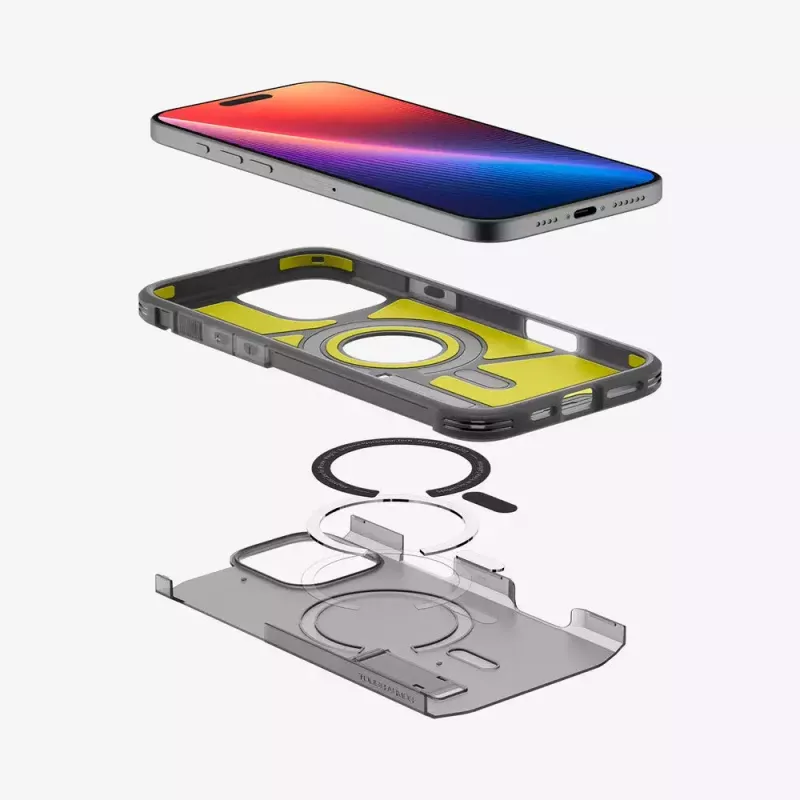 Dėklas Spigen Tough Armor AI MagFit iPhone 16 Pro Max juodas
