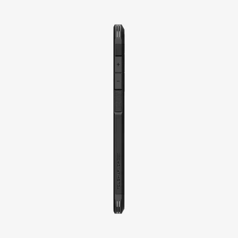 Spigen Tough Armor Galaxy S24 FE Juoda Desktop Stand