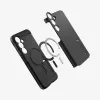 Spigen Tough Armor Galaxy S24 FE Juoda Desktop Stand