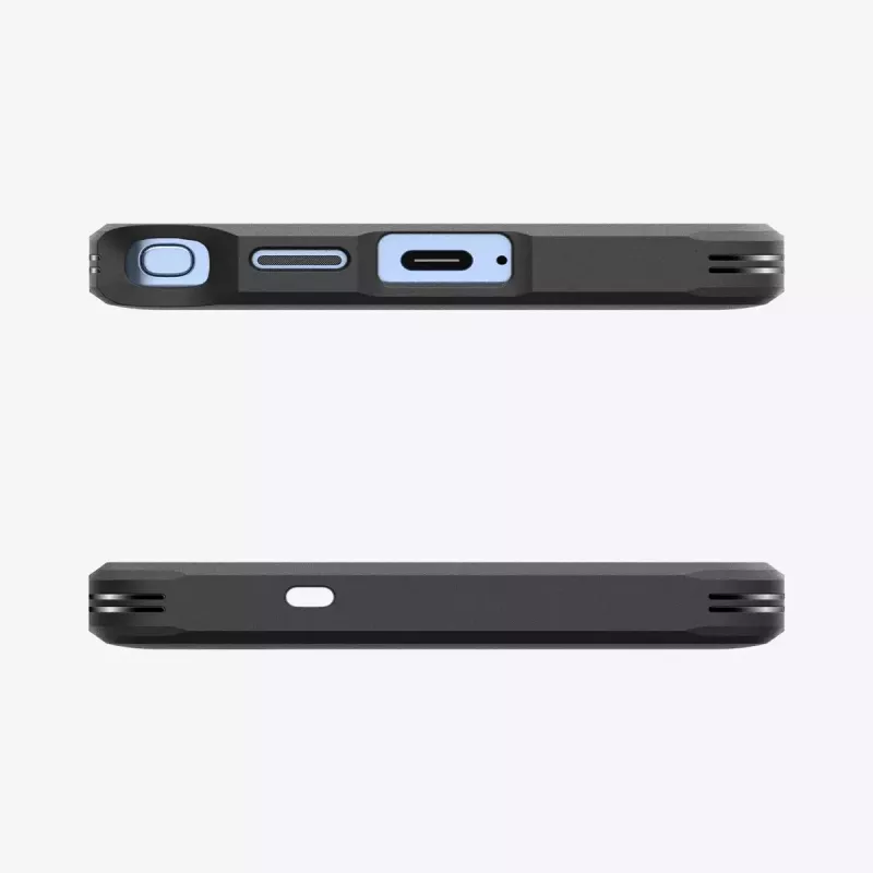 Dėklas Spigen Galaxy S25 Ultra Tough Armor AI juodas su stalu stovu