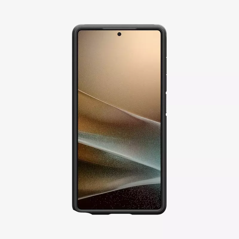 Dėklas Spigen Galaxy S25 Ultra Tough Armor AI juodas su stalu stovu