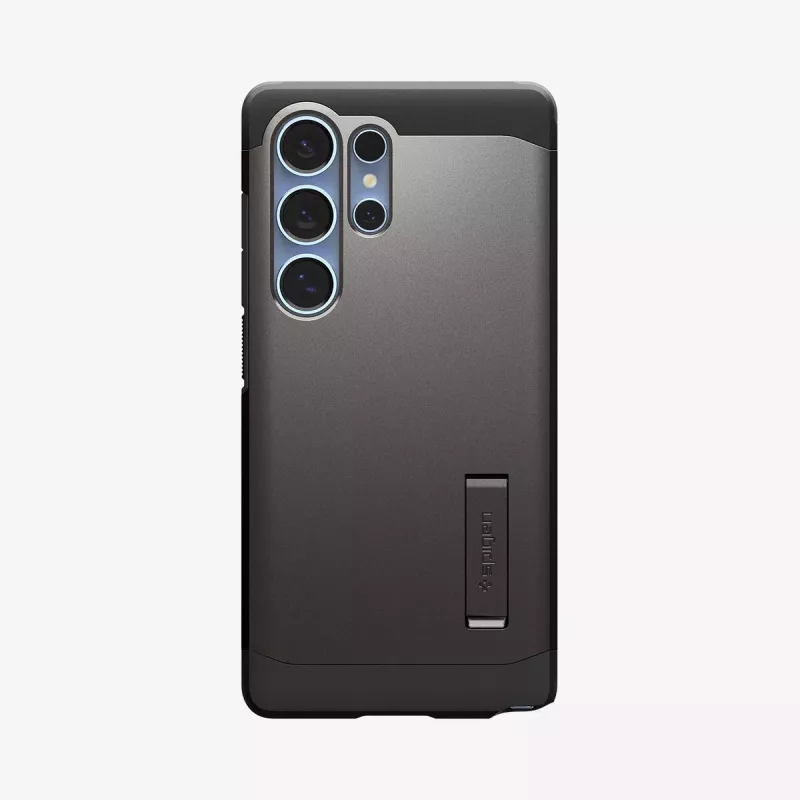 Dėklas Spigen Galaxy S25 Ultra Tough Armor AI Gunmetal Monochromatic
