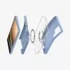 Cover Spigen Galaxy S25 Ultra Silicone Fit MagFit Sapphire Blue