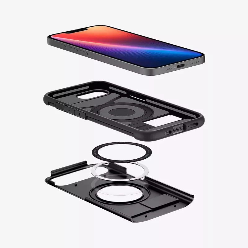 Spigen plonas Armor iPhone 16e dėklas juodas