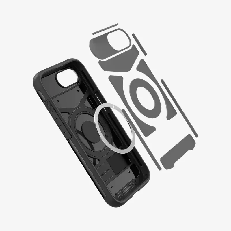 Spigen plonas Armor iPhone 16e dėklas juodas