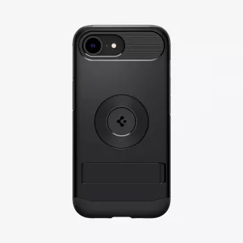 Spigen plonas Armor iPhone 16e dėklas juodas