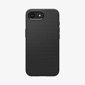Cover Spigen Liquid Air iPhone 16e dėklas matinės juodos spalvos
