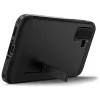 Apsauginis telefono dėklas Spigen Tough Armor, skirtas Samsung Galaxy A36 5G — dvisluoksnis, juodas