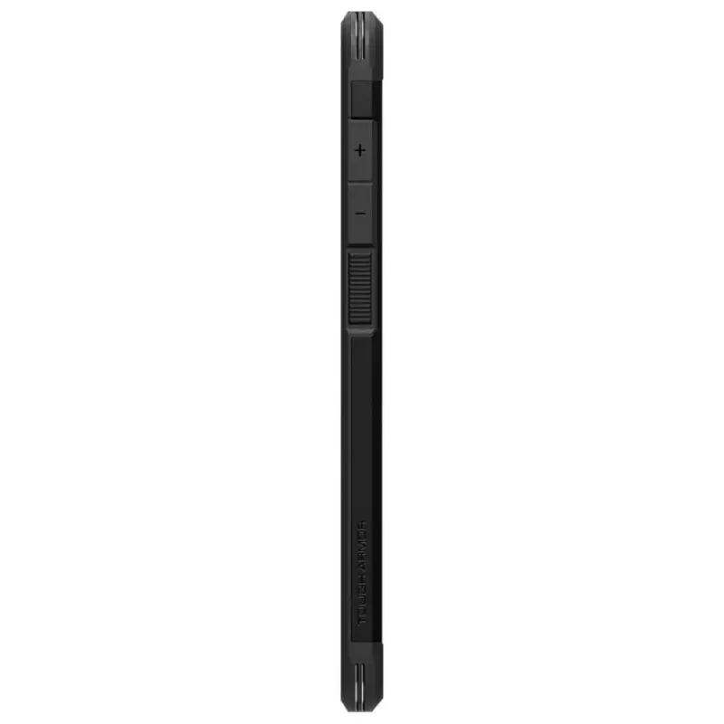 Apsauginis telefono dėklas Spigen Tough Armor, skirtas Samsung Galaxy A36 5G — dvisluoksnis, juodas