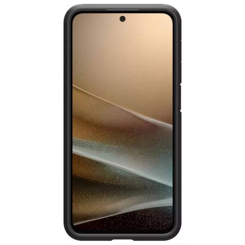 Apsauginis telefono dėklas Spigen Tough Armor, skirtas Samsung Galaxy A36 5G — dvisluoksnis, juodas
