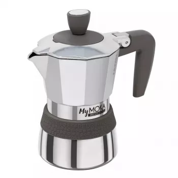 Moka puodas Pedrini MyMoka induction Ruda Nerūdijantis plienas