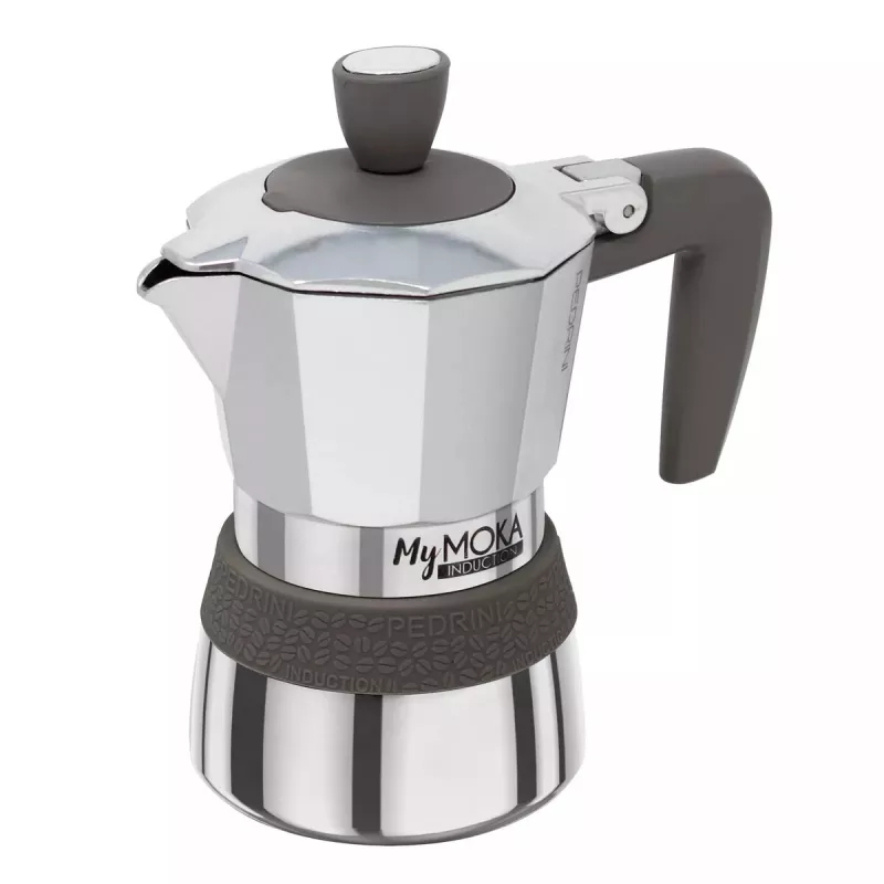 Moka puodas Pedrini MyMoka induction Ruda Nerūdijantis plienas