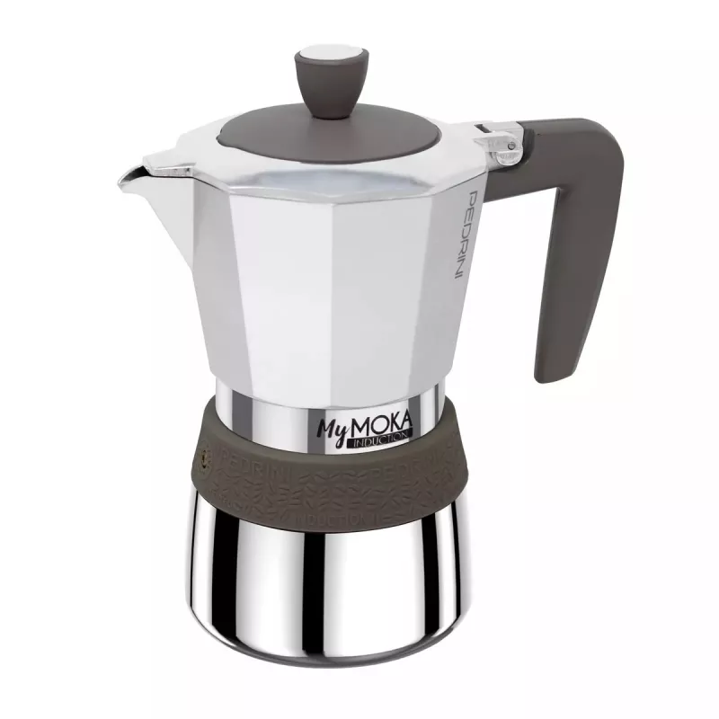 Moka puodas Pedrini MyMoka induction rudas nerūdijantis plienas