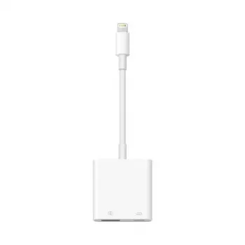Apple Lightning į USB 3 kameros adapterio laidas — Baltas, USB 3.2 Gen 1