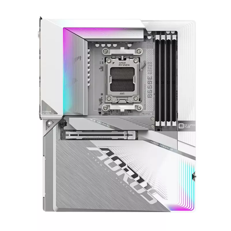 Pagrindinė plokštė GIGABYTE B650E AORUS STEALTH ICE, AMD B650E, lizdas AM5, ATX