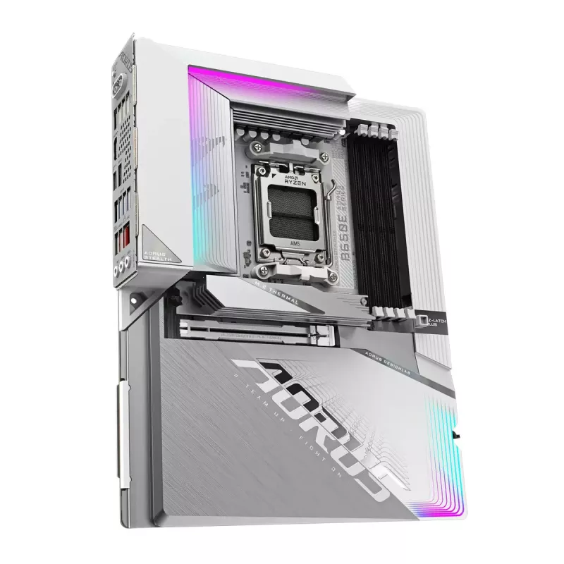 Pagrindinė plokštė GIGABYTE B650E AORUS STEALTH ICE, AMD B650E, lizdas AM5, ATX