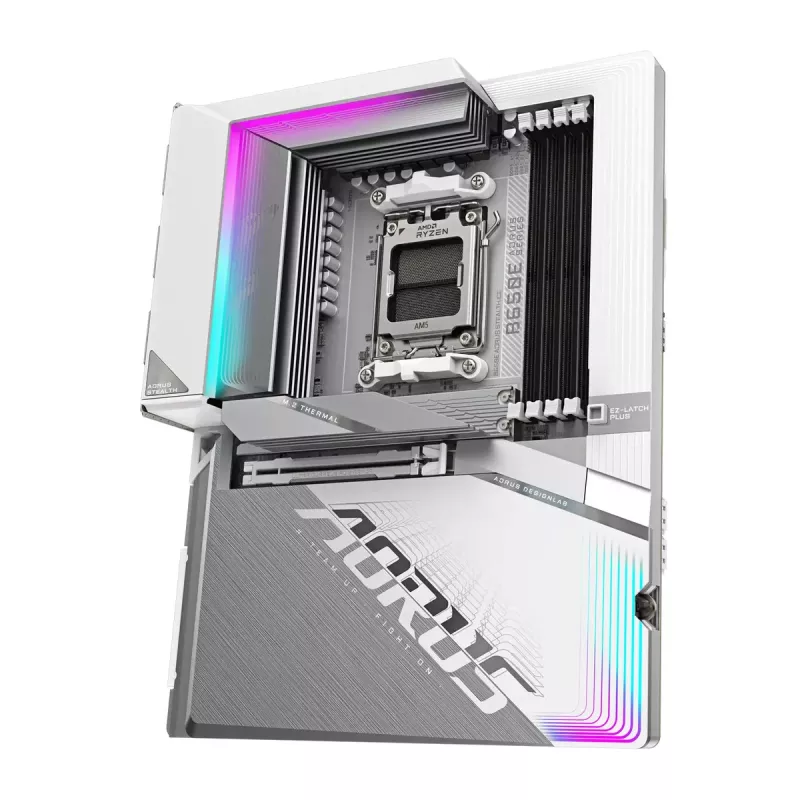 Pagrindinė plokštė GIGABYTE B650E AORUS STEALTH ICE, AMD B650E, lizdas AM5, ATX