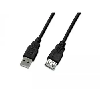 USB laidas Wirewin USB A-A MF 1.5 SW 1,5 m juodas
