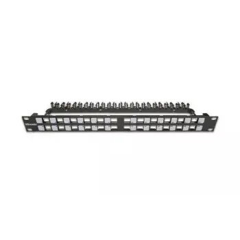 Patch Panel 1U Wirewin WKS PANEL 24 Juoda