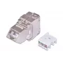 Keystone modulis Wirewin WKS JACK KAT6A STP 45 Kampinis Sidabrinis