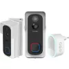 Vaizdo durų skambutis Beafon SmartHome Visitor 2V Tuya rinkinys – belaidė HD kamera, modelis BEASH-2VSET-W