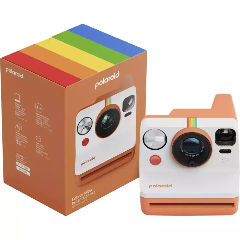 Momentinė kamera POLAROID Now Gen 3 Coral 9156 — analoginė momentinė filmų kamera, spalva Coral