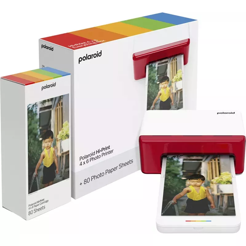 Spausdintuvas Polaroid Hi-Print 4x6 terminis baltas