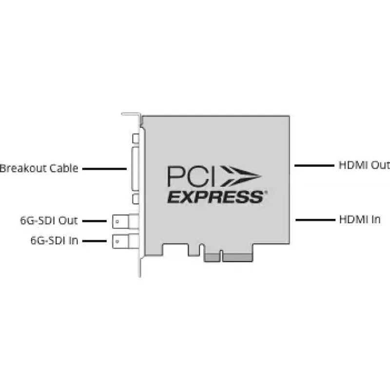 Video capturing device Juodamagic Design DeckLink Studio 4K 2x 6G-SDI