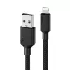 Mobiliojo telefono laidas ALOGIC ELPA8P02-BK juodas 2 m USB A Lightning