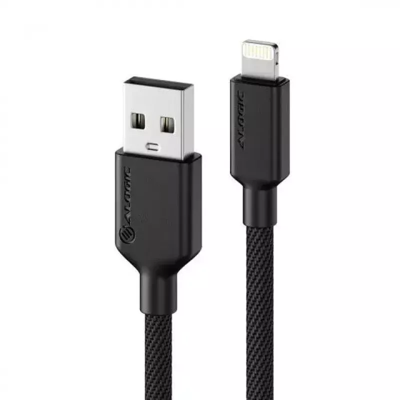 Mobiliojo telefono laidas ALOGIC ELPA8P02-BK juodas 2 m USB A Lightning
