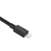 Mobiliojo telefono laidas ALOGIC ELPA8P02-BK juodas 2 m USB A Lightning