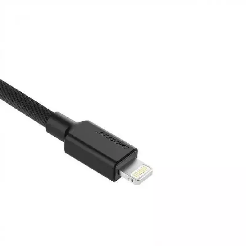 Mobiliojo telefono laidas ALOGIC ELPA8P02-BK juodas 2 m USB A Lightning